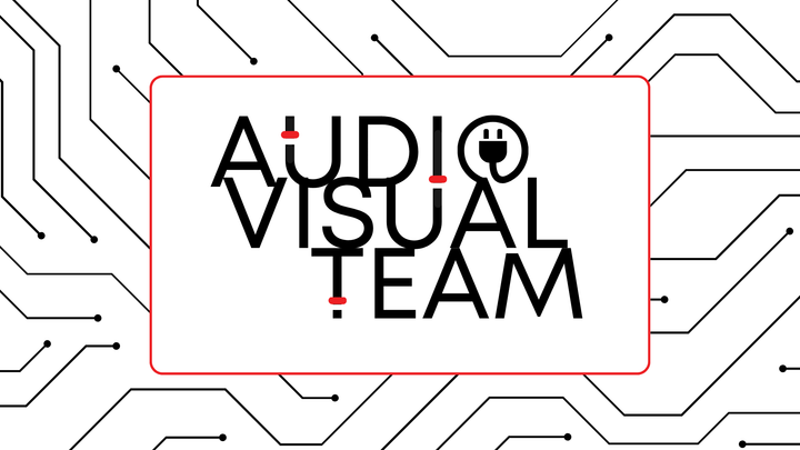 Logo for Audio Visual Team