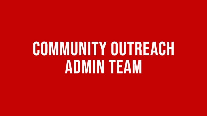 Logo for COMMUNITY OUTREACH - ADMIN TEAM