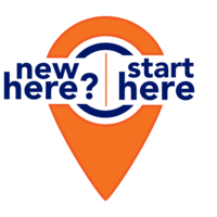 Logo for New Here?  Start Here!  2025