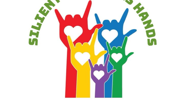 Logo for "Silent Blessings"(ASL) - Theresa Delgado