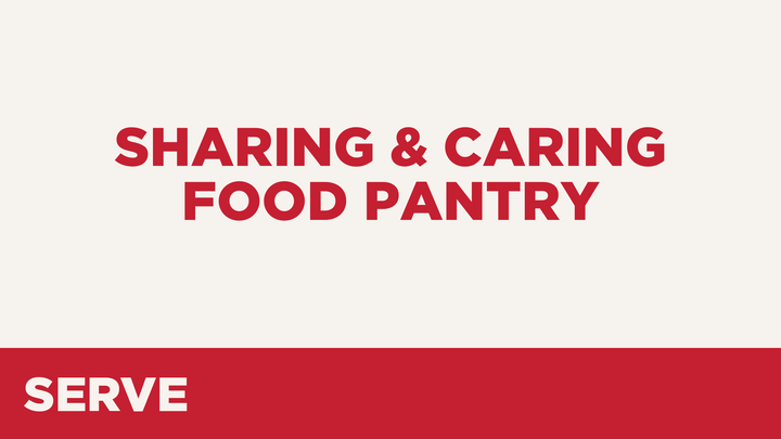 Logo for SERVE - Sharing & Caring Food Pantry