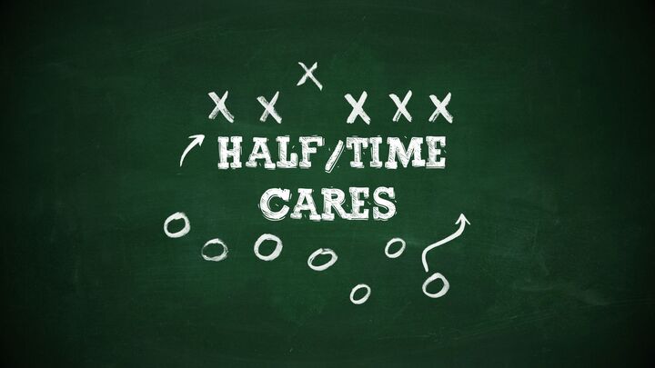 Logo for Half/Time Cares