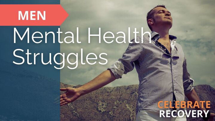 Logo for Men's Mental Health Struggles - Celebrate Recovery