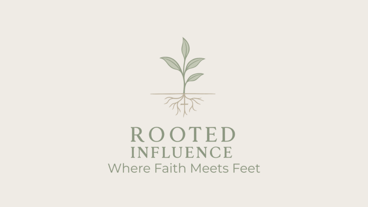 Logo for Jen Jones | Rooted Influence - Where Faith Meets Feet