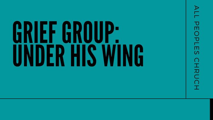 Logo for Under His Wing Grief Group