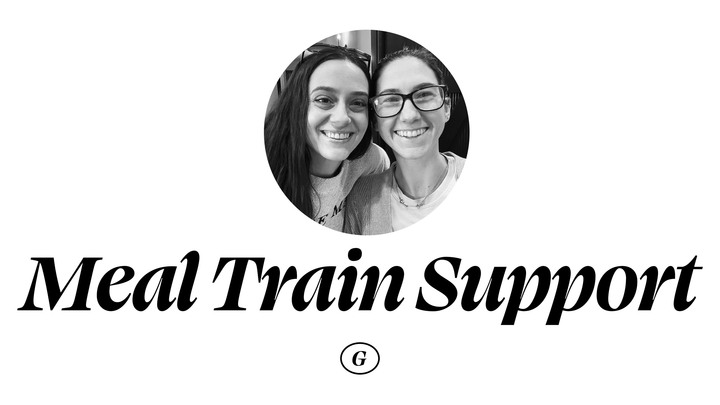 Logo for Kelli Meehan & Jess Davis | Meal Train Support | Everyone Welcome | Ages 18+