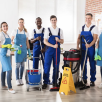 Logo for LA Campus Cleaning Team