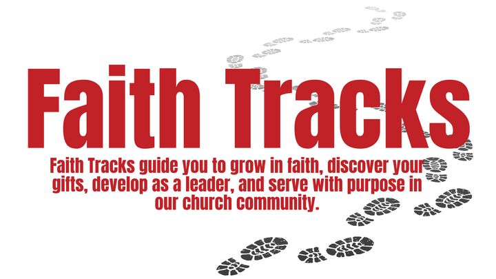 Logo for Faith Tracks (Cohort 5)
