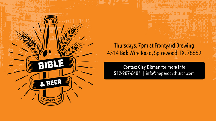 Logo for Bible & Beer