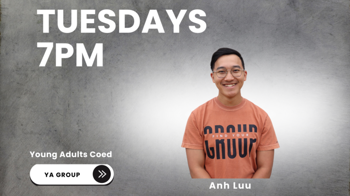 Logo for Tue 7PM - Young Adults Coed Small Group (Round Rock)