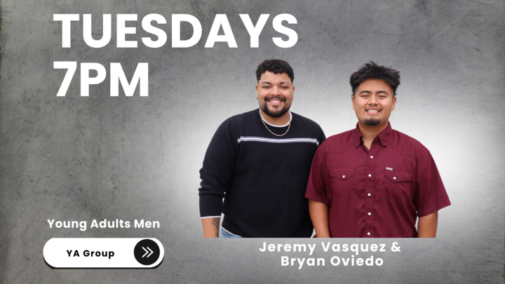 Logo for Tue 7PM - Young Adults Men's Small Group (Round Rock)