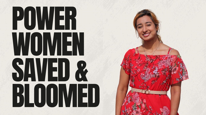 Logo for Power Women: Saved & Bloomed