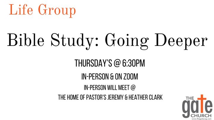 Logo for Bible Study: Going Deeper