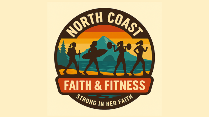 Logo for Faith and Fitness - Strong in Her Faith Summer Fitness Series