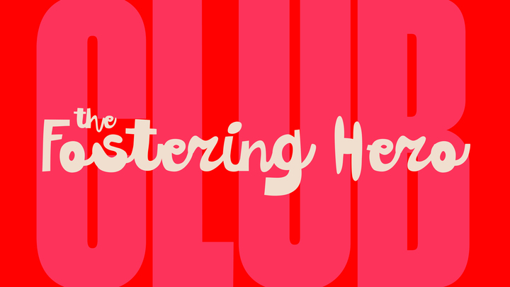 Logo for The Fostering Hero Club