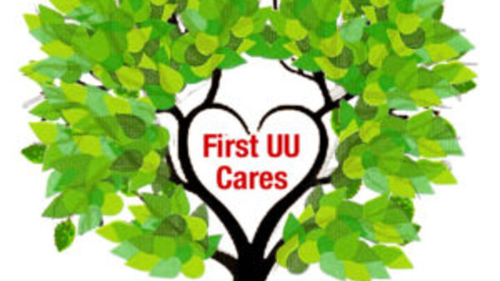 Logo for First UU Cares - Outreach Team