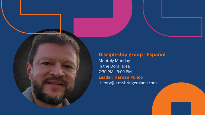 Logo for DISCIPLESHIP GROUP (En Español) Monday Nights (monthly)