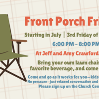 Logo for Front Porch Fridays