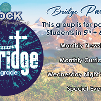 Logo for 5th + 6th Grade "BRIDGE PARENTS GROUP"