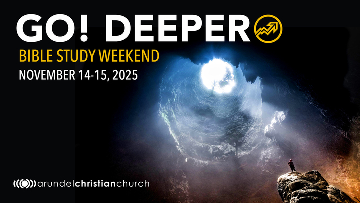 Logo for GO! Deeper Bible Study Weekend