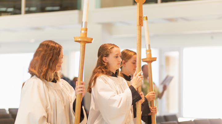 Logo for Ushers, Acolytes, and Readers