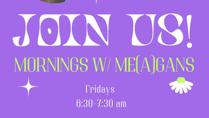 Logo for Mornings with Me(a)gans!
