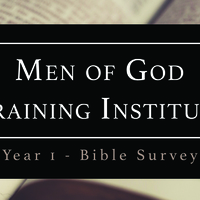 Logo for Men of God Training Institute - Bible Survey (2025-2026)