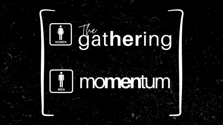 Logo for moMENtum & gatHERing