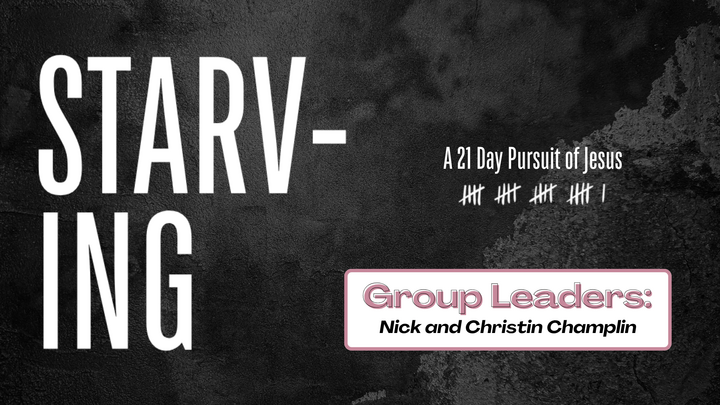 Logo for STARVING 21 Day Fast Pod - Nick & Christin Champlin