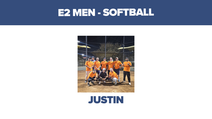 Logo for E2 Men's Softball Team