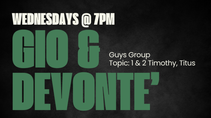 Logo for Life Group - Gio and Devonte (Study on Timothy and Titus)