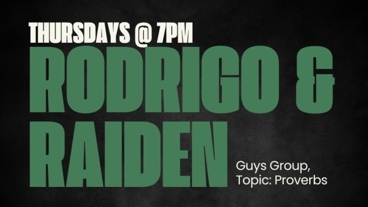Logo for Life Group - Rodrigo and Raiden (Study on Proverbs)