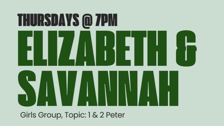 Logo for Life Group - Elizabeth and Savannah (Study on 1 & 2 Peter)