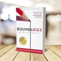Logo for "Boundaries"  Learn to say yes and know how to say NO!