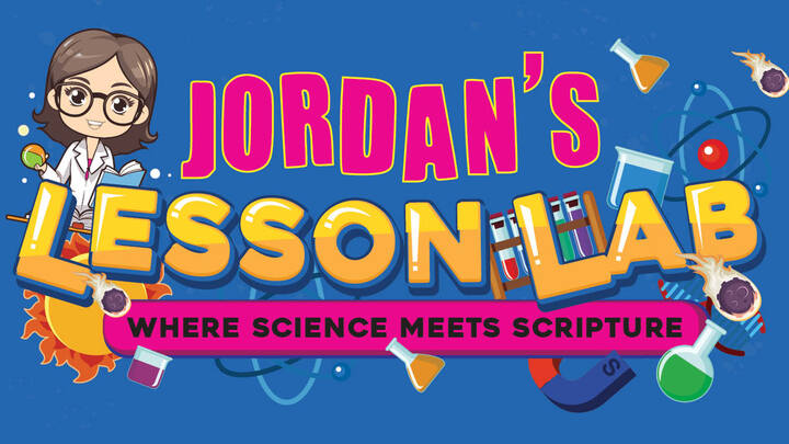 Logo for Jordan's Lesson Lab - Where Science Meets Scripture