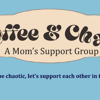 Logo for "Coffee and Chaos" - Mom's support group