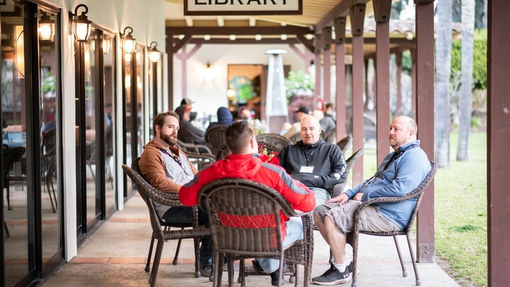 Logo for Men's Retired Lunch Group- Wednesday