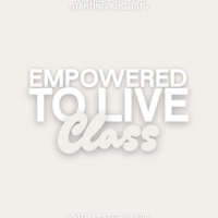 Logo for Empowered to live w/ Pastor Lucie