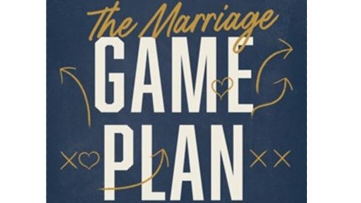 Logo for The Game Plan - hosted by Andrew & Charlotte