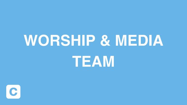 Logo for Worship & Media Team