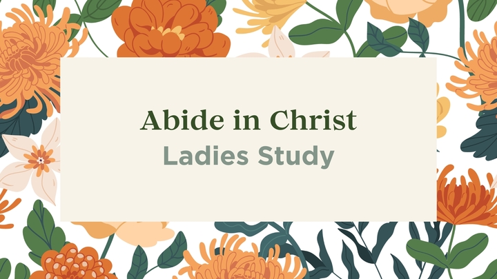 Logo for Study/Class: Ladies - Abide in Christ