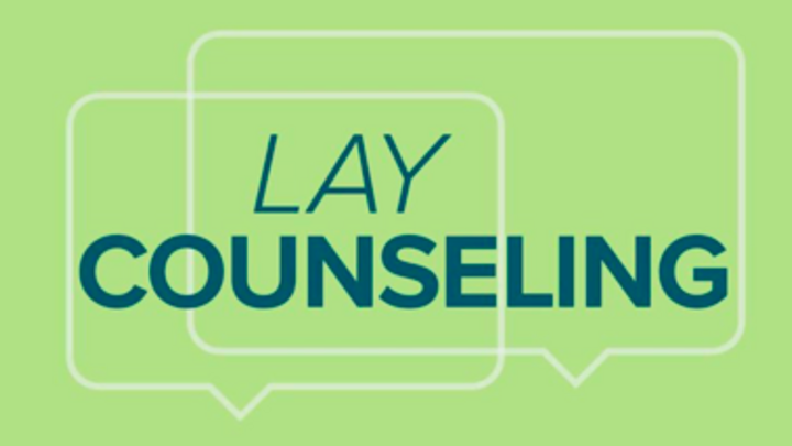 Logo for Lay Counselor Training: January 26- April 27 2026. Mondays 6:30-8:30 PM