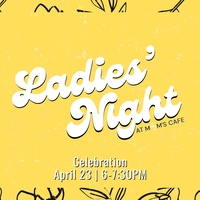 Logo for Ladies Night at Mom's Cafe