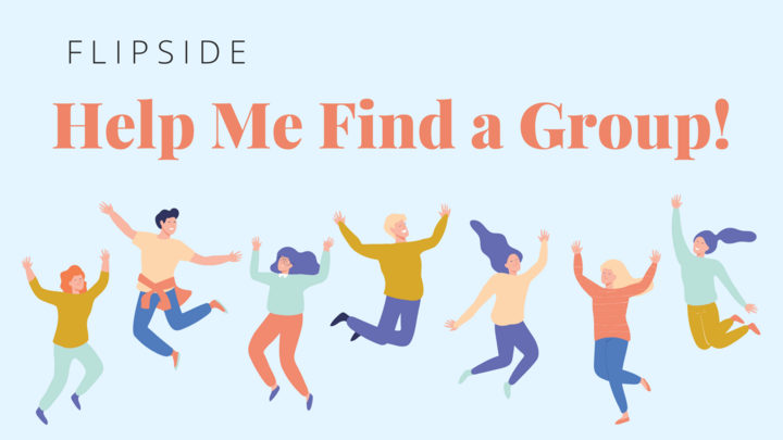 Logo for Help Me Find a Group!