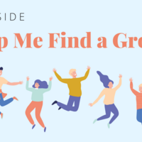 Logo for Help Me Find a Group!