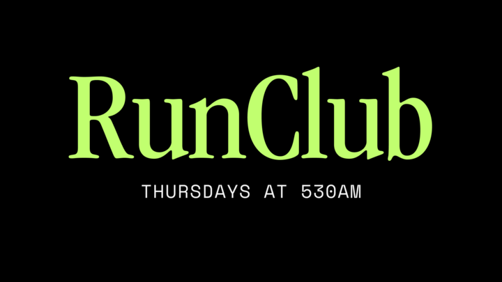 Logo for Run Club & Bible Study
