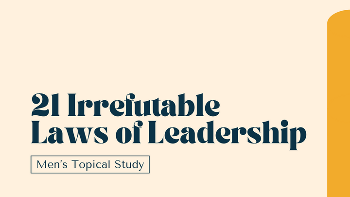 Logo for Men: 21 Irrefutable Laws of Leadership
