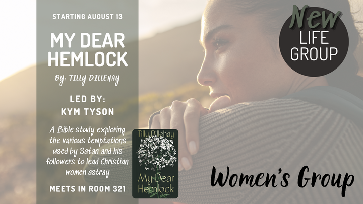 Logo for Women's Group | My Dear Hemlock—Part 2 author Tilly Dillehay | led by Kim Tyson | RM # 321