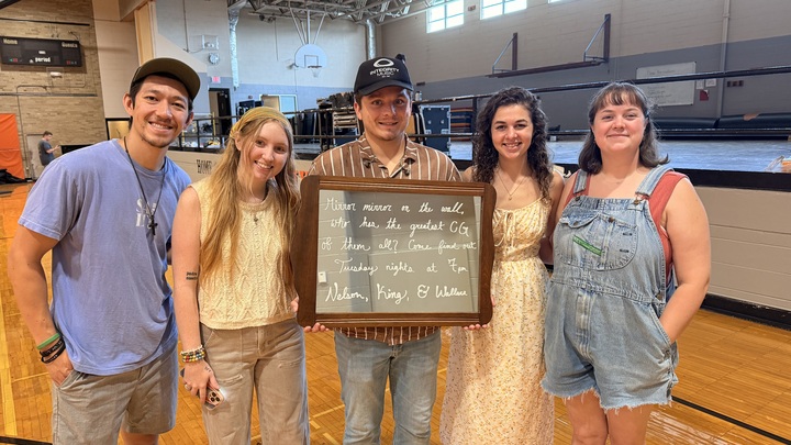 Logo for David & Makenna Nelson + Justin & Diggs King + Keaton Wallace