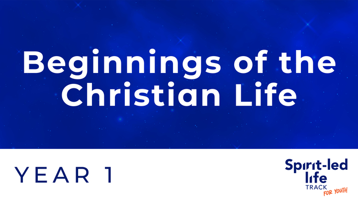 Logo for Year 1: Beginnings of the Christian Life (2025-2026) // Youth